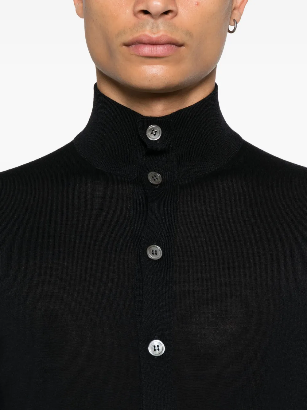 Filippo De Laurentiis Vest van merino wol Blauw