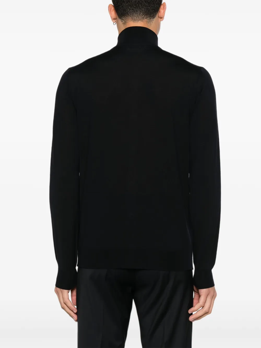 Filippo De Laurentiis Vest van merino wol Blauw