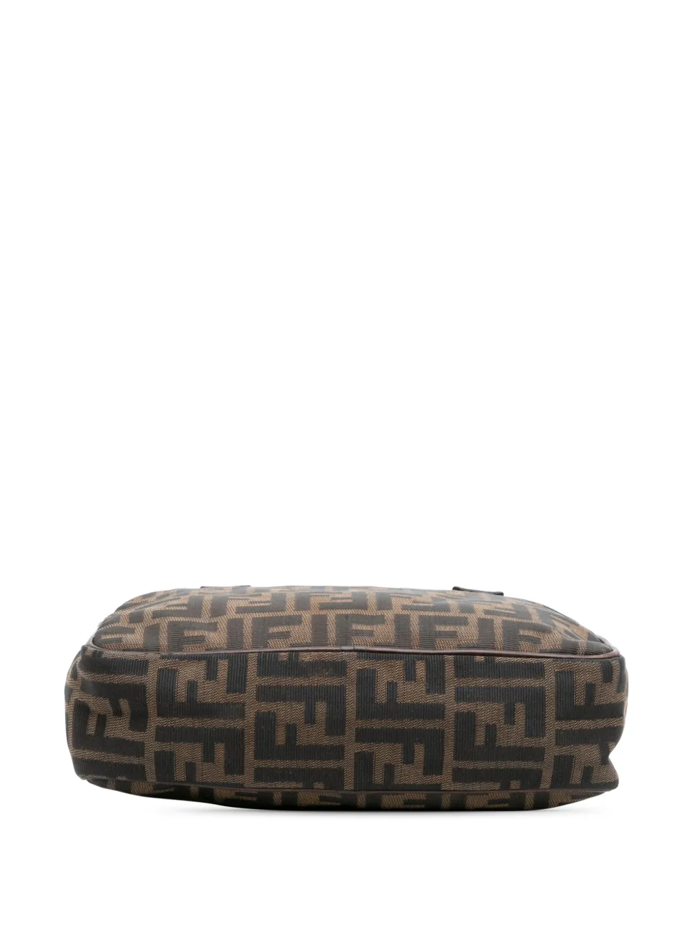 Pre-owned Fendi 20th Century Zucca Canvas Satchel In Brown