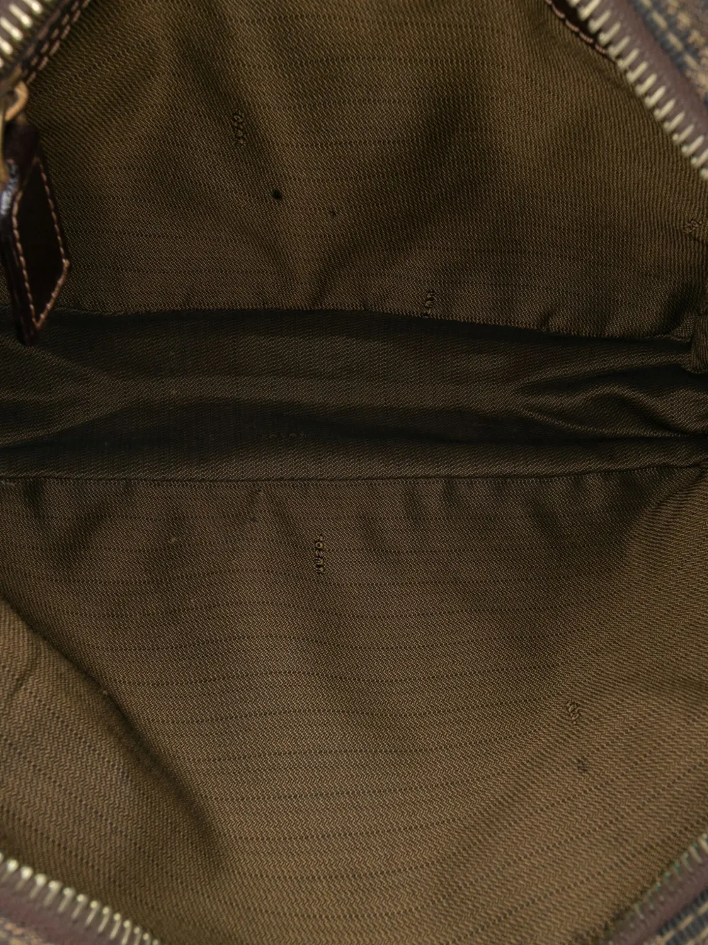 Pre-owned Fendi 20th Century Zucca Canvas Satchel In Brown