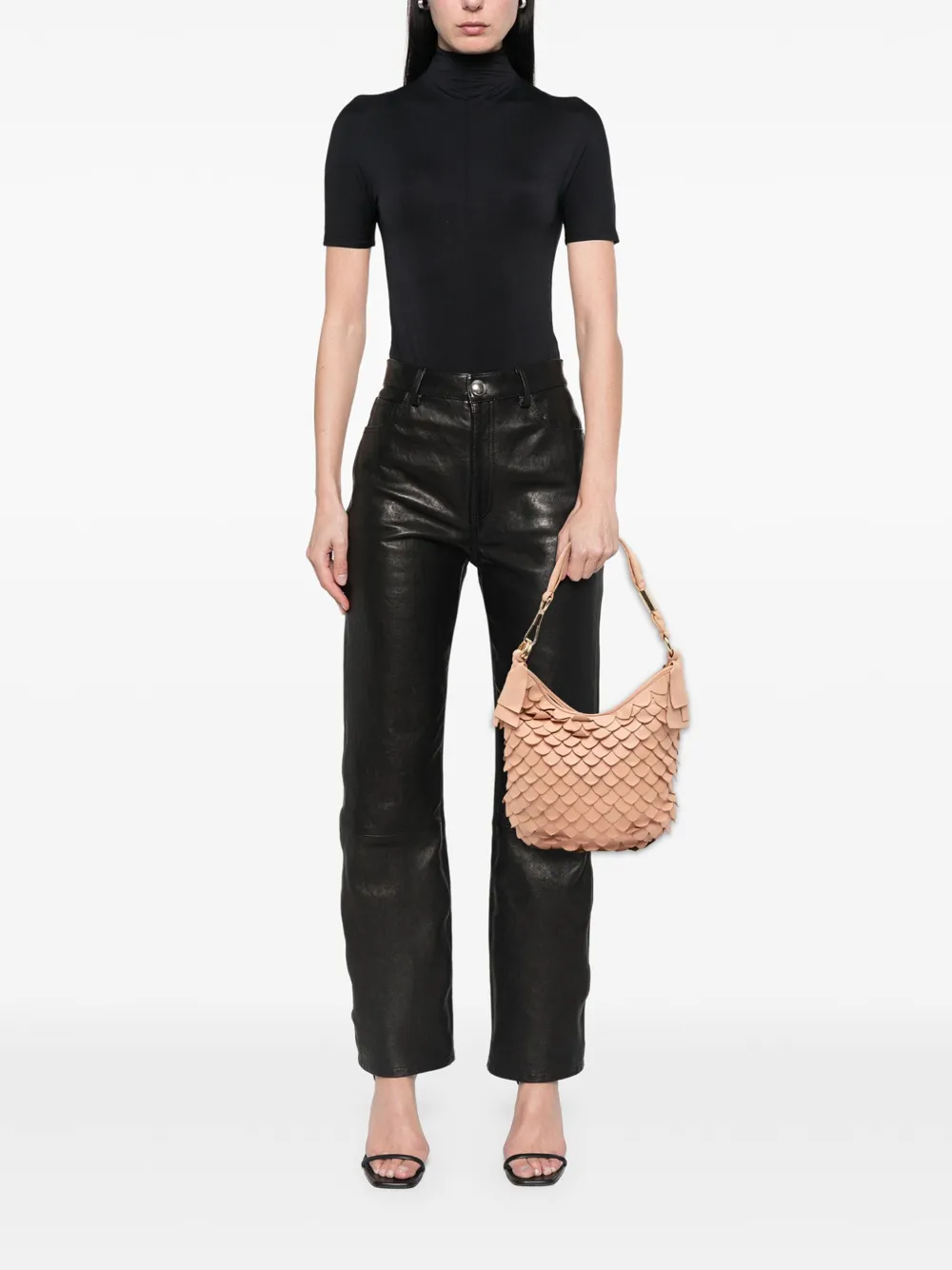 Saint Laurent Pre-Owned Borsa passepartout St Tropez Fish Scale in pelle 2000-2012 | Pre-owned | Image 2