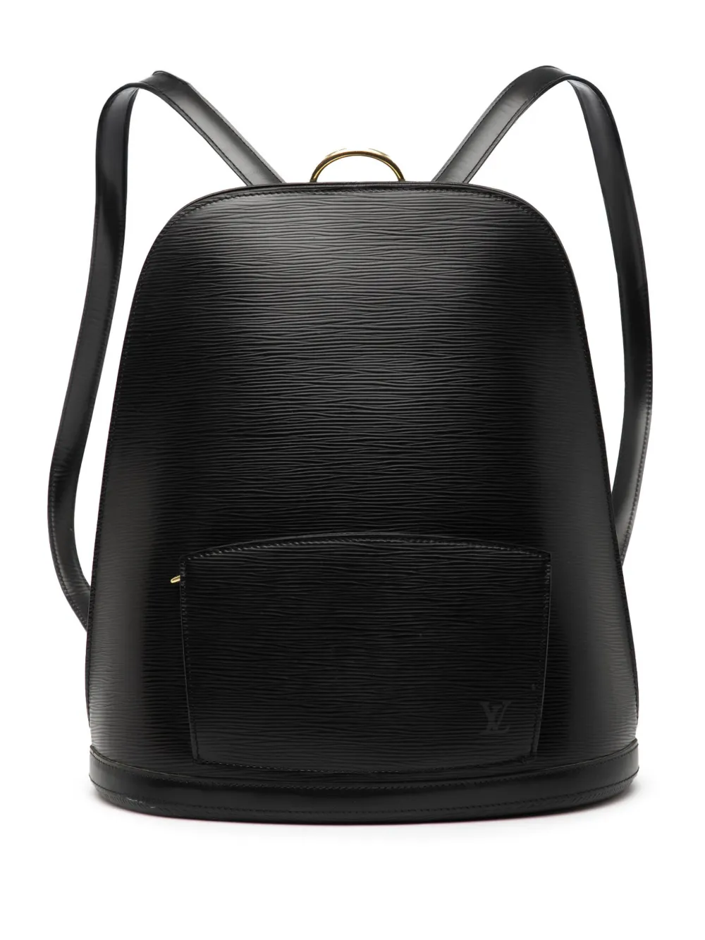 Pre-owned Louis Vuitton 1997 Epi Gobelins Backpack In Black