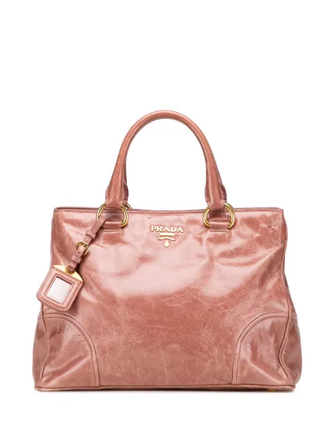 Prada Pre-Owned 2000-2025 Vitello Shine satchel