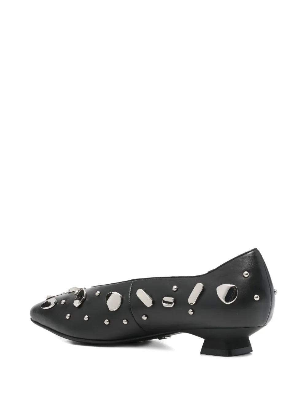 Marc Ellis Embellished Heeled Pumps In Black