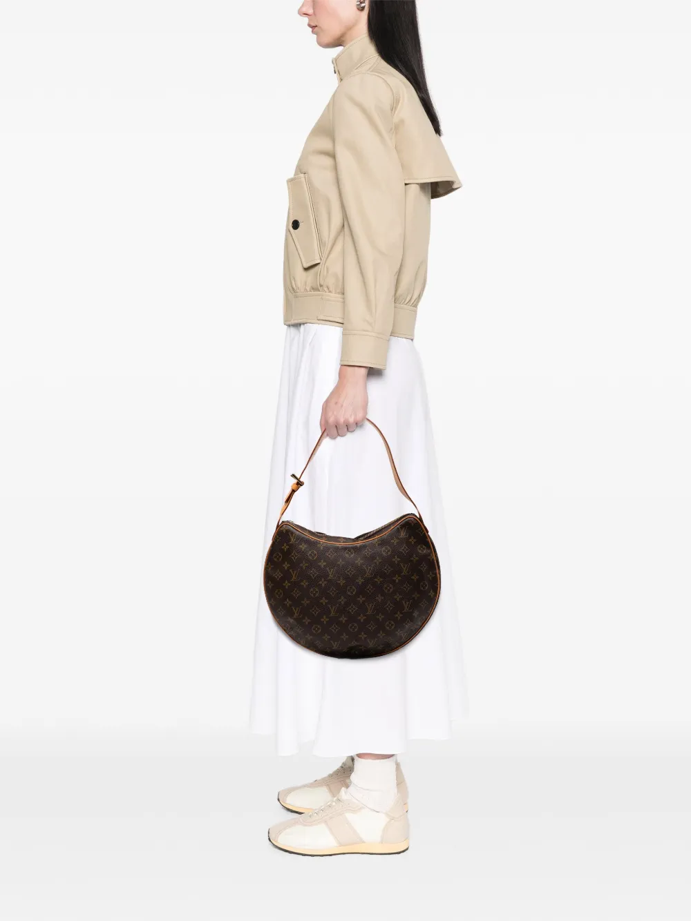 Louis Vuitton Pre-Owned 2002 Monogram Croissant GM hobo bag | Pre-Owned | Image 2