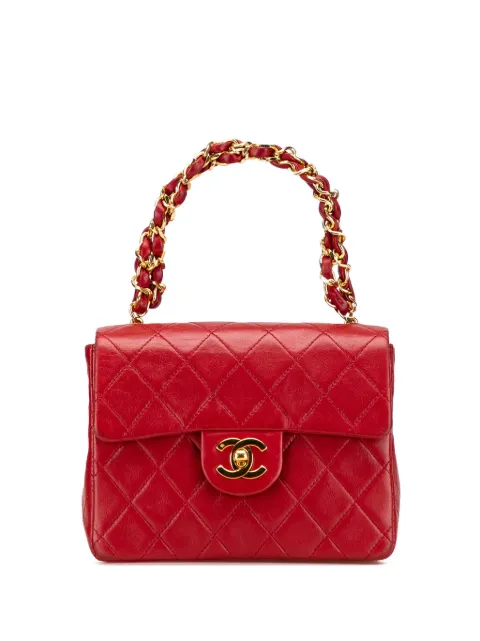 CHANEL Pre-Owned cangurera Micro Classic d piel de cordero 1986-1988