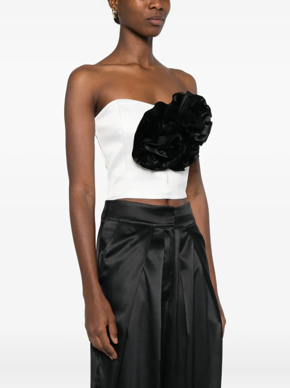  Rhizome Bloom Flower Corset - White 
