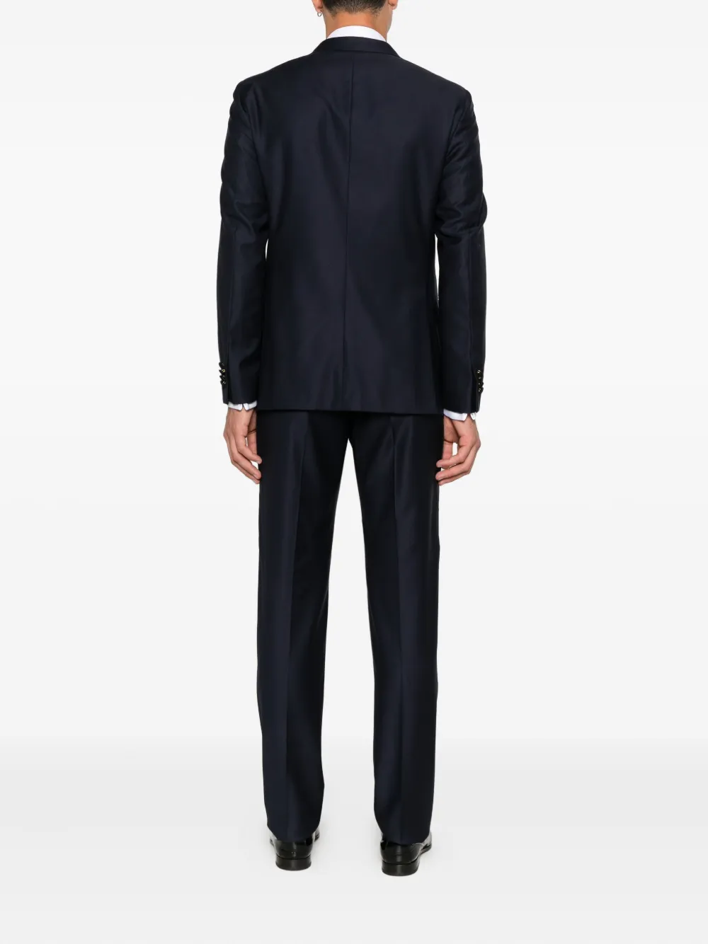 Boglioli Pak met enkele rij knopen Blauw