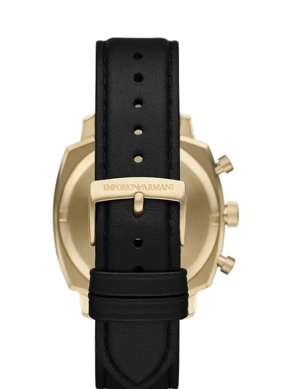 Emporio Armani Rond horloge 43 mm - Zwart