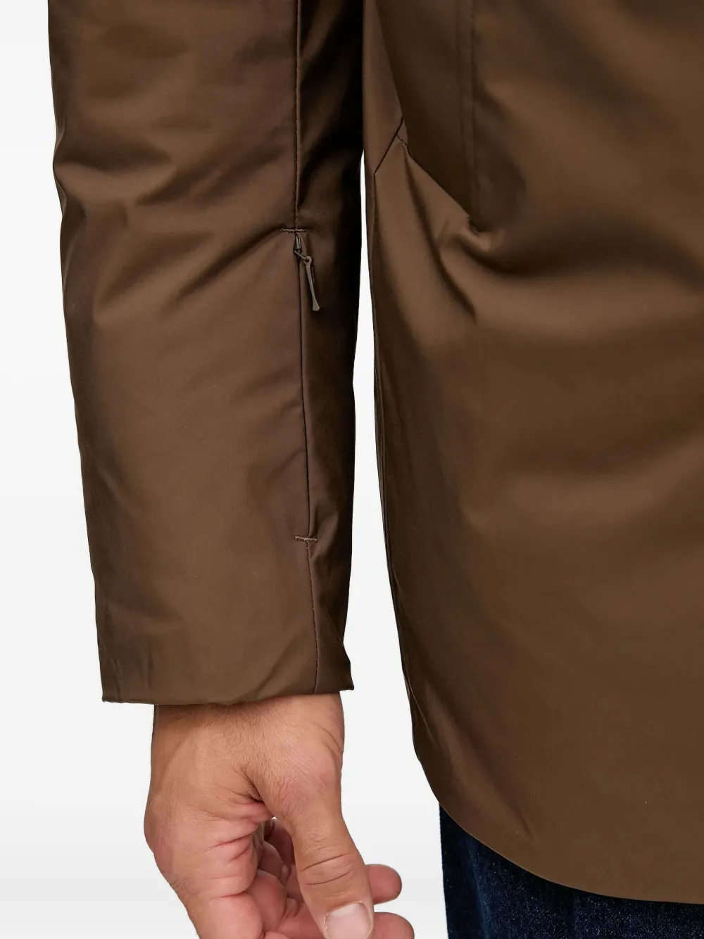 Bomboogie Prague Hooded Parka In Brown