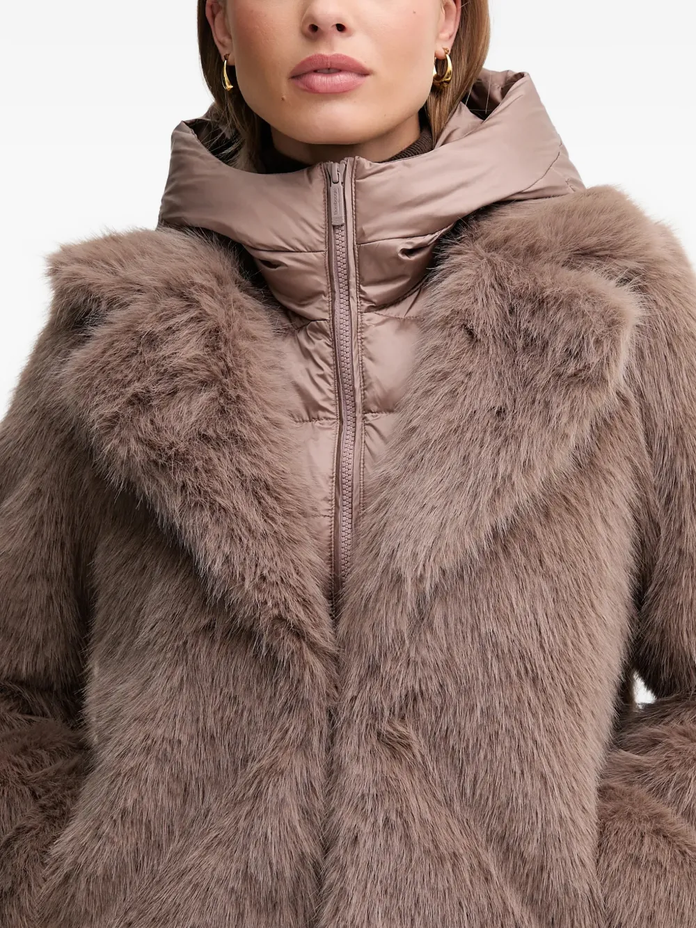  Bomboogie Chaqueta Paris Con Capucha - Marrón 