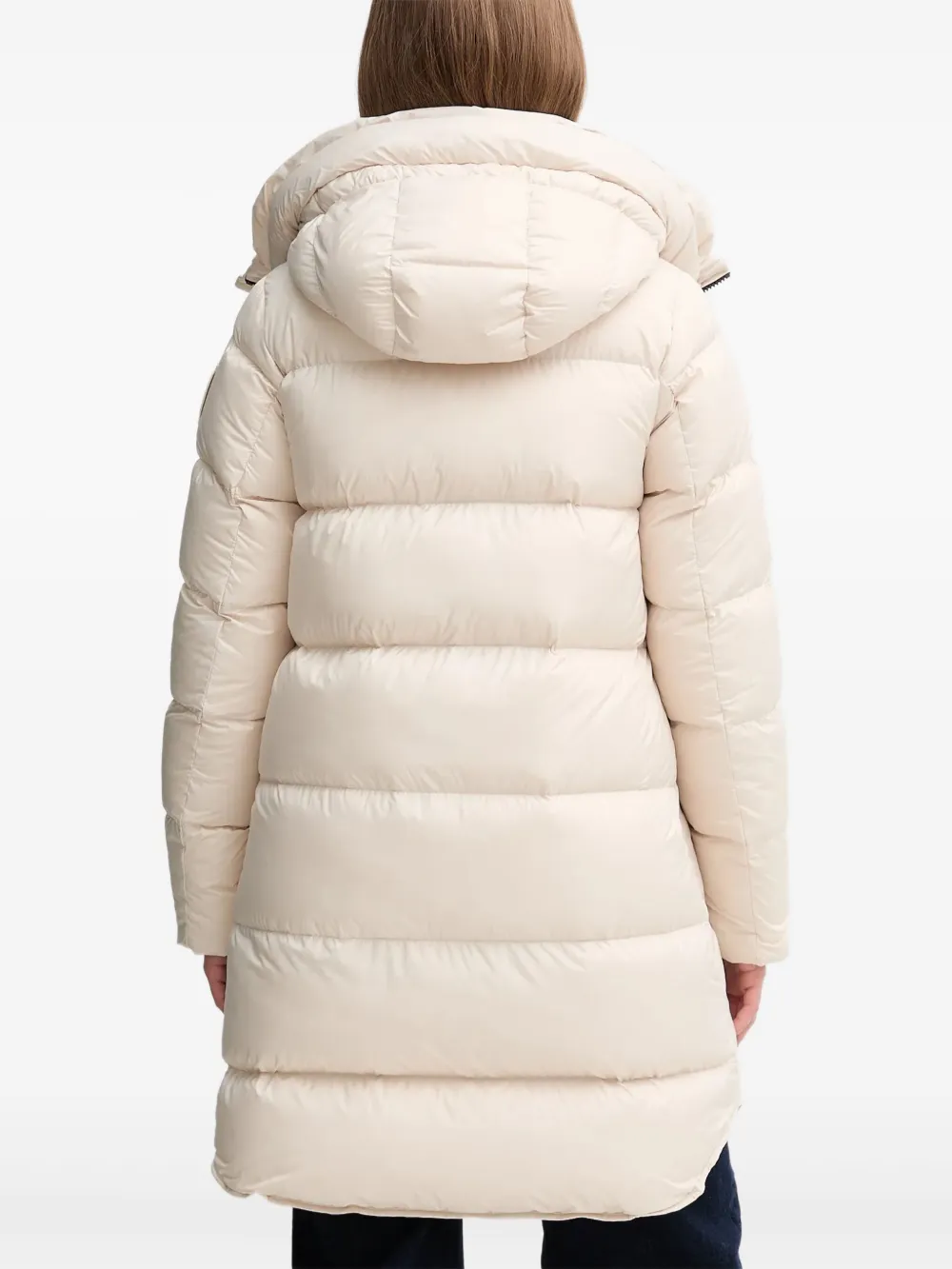 bomboogie Geneva jas met capuchon en rits Beige