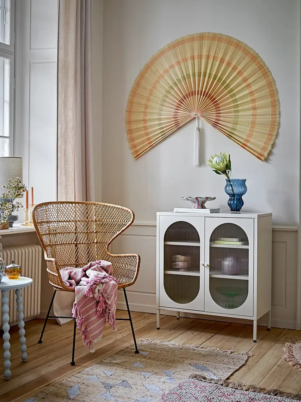  Bloomingville Jaime Striped Tassel Wall Decor - Neutrals 