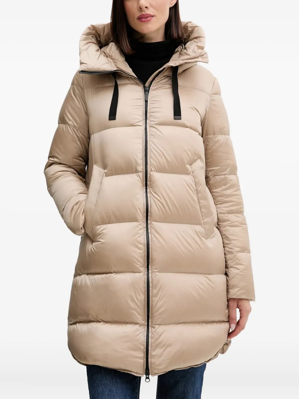 bomboogie hooded zip jacket | Neutrals | Image 1