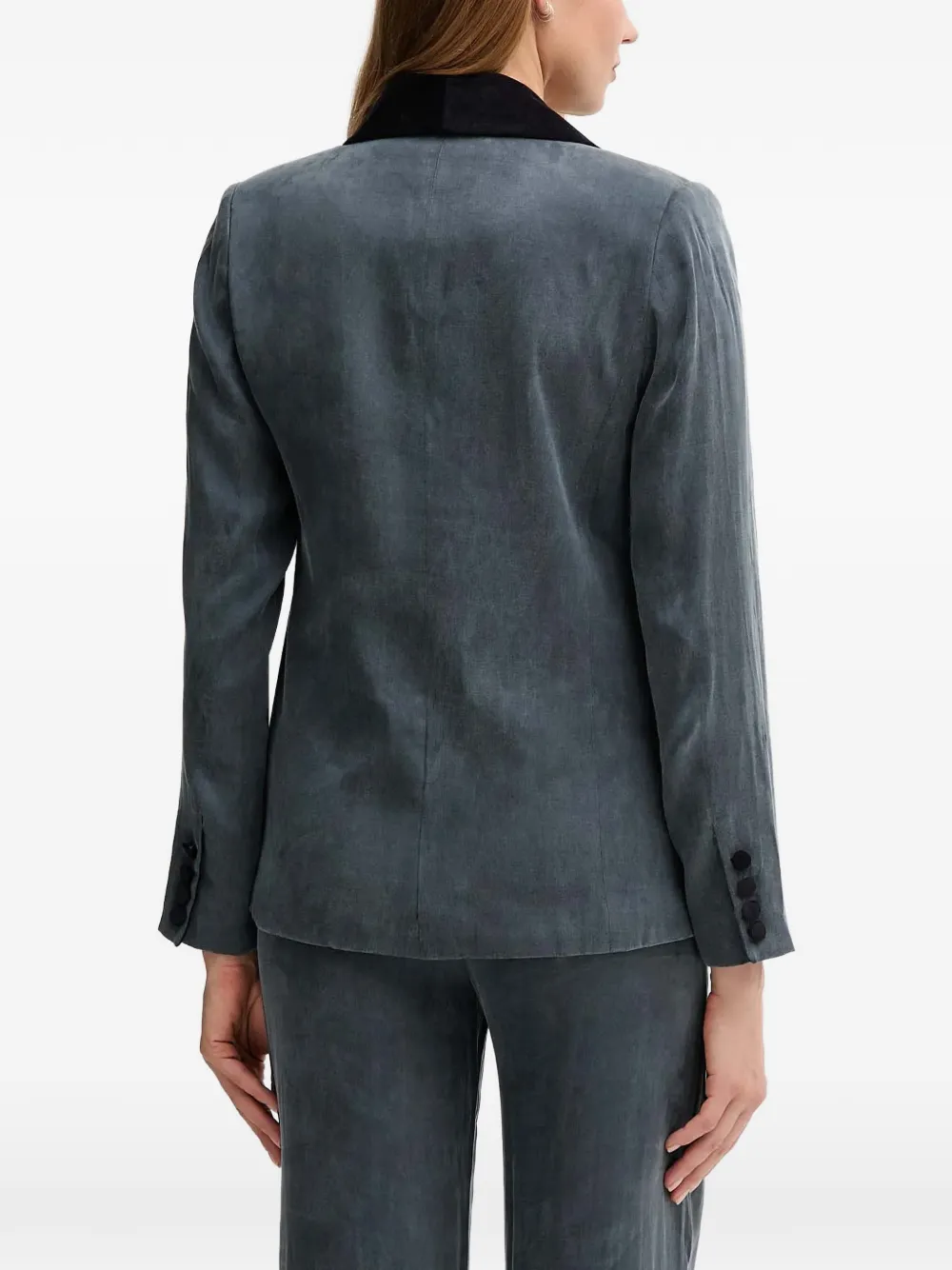  Hoss Intropia Blazer Con Solapa De Esmoquin - Azul 