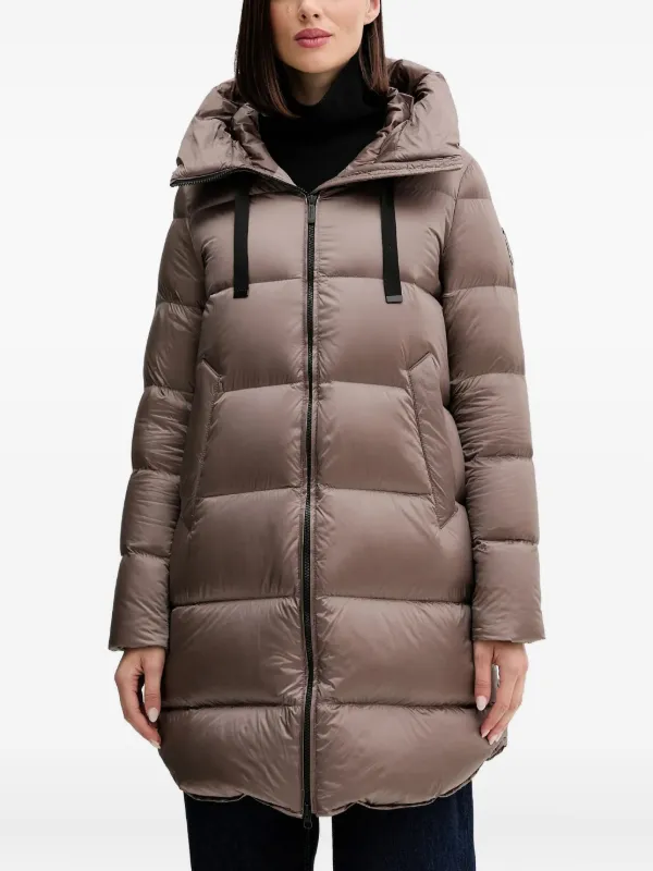 Bomboogie Geneva フーデッド パデッドコート | ブラウン | FARFETCH JP
