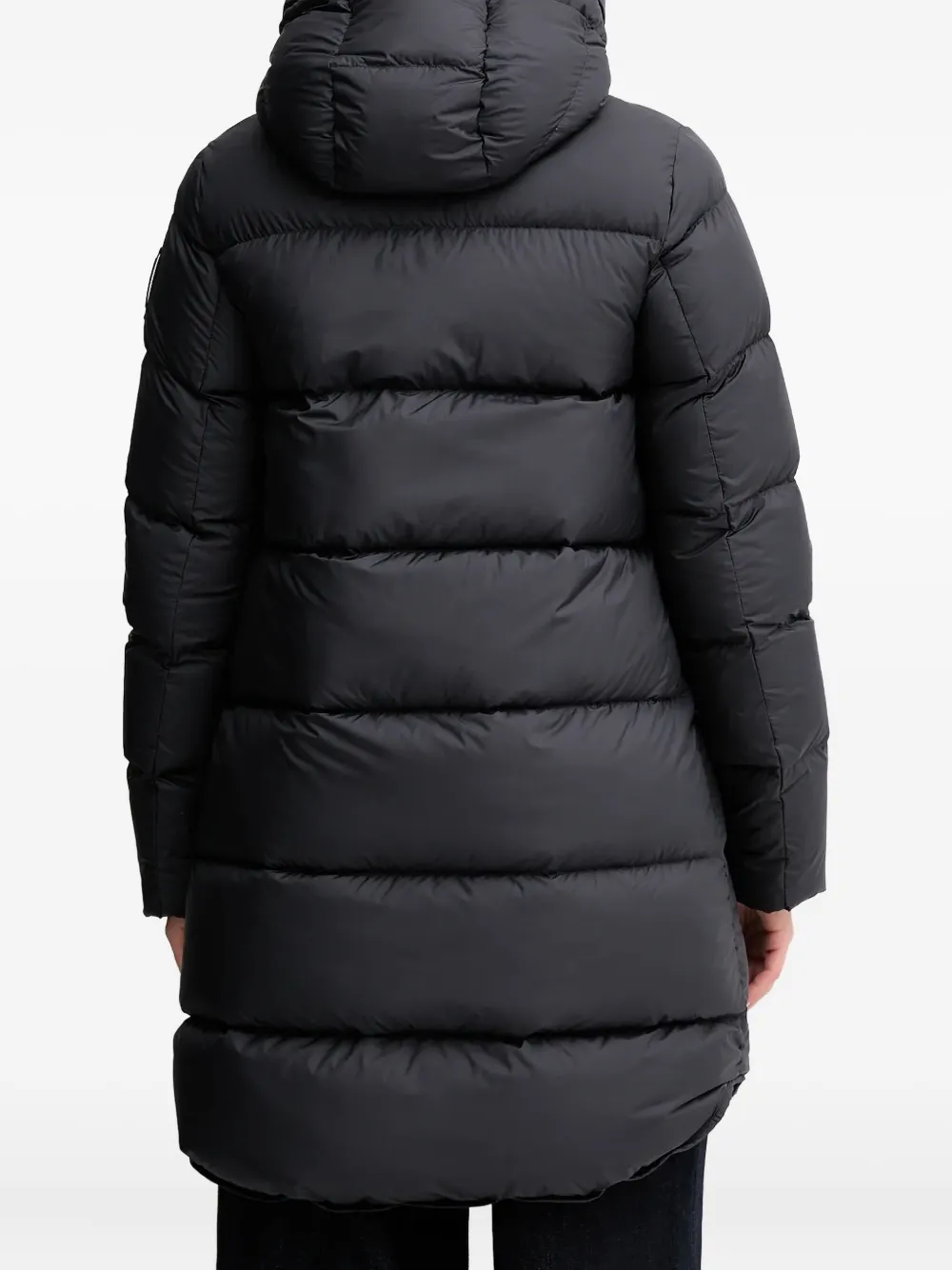 bomboogie Geneva gewatteerde jas met capuchon Zwart