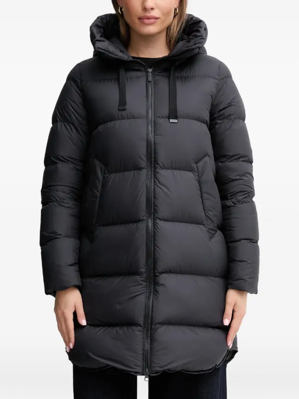 Bomboogie Geneva フーデッド パデッドコート | ブラック | FARFETCH JP