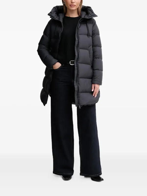 Bomboogie Geneva フーデッド パデッドコート | ブラック | FARFETCH JP