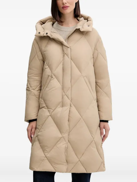bomboogie quilted hooded coat