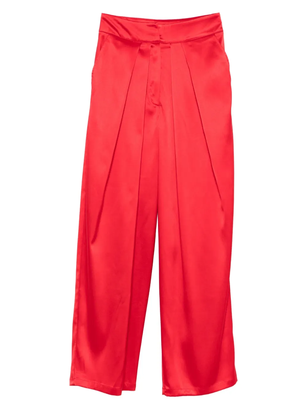 RHIZOME Kristen pleated trousers | Red | Image 1