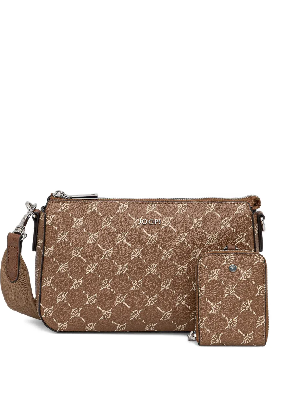 Joop! logo-patterned cross-body bag | Brown | Image 1