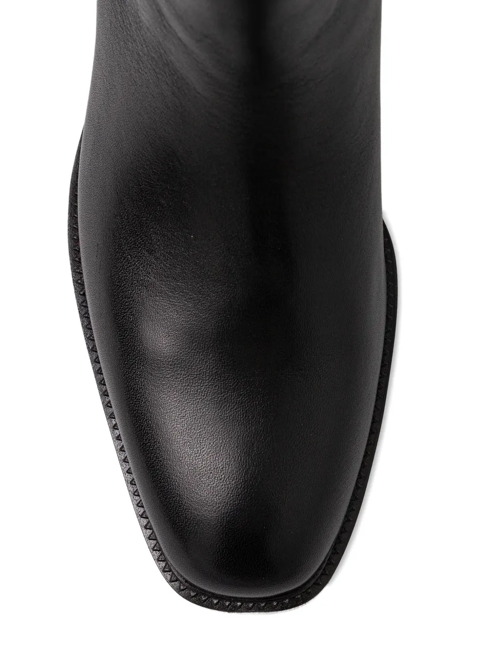 Jeffrey Campbell Lada block-heel knee-high boots Zwart