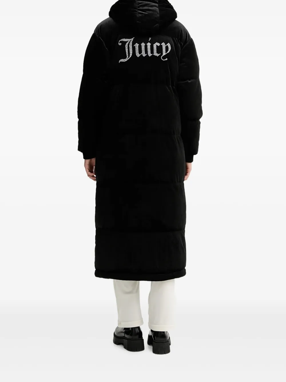 Juicy Couture Verfraaid jack met capuchon - Zwart