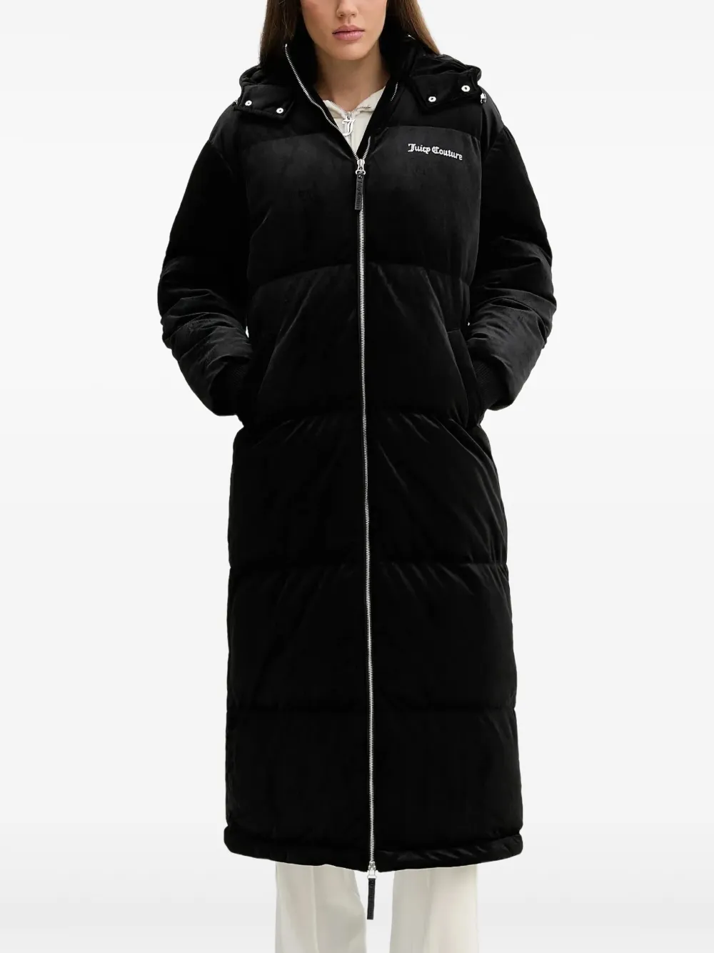 Juicy Couture hooded embellished jacket - Nero