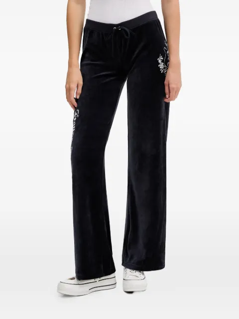 Juicy Couture drawstring-fastening embellished track pants