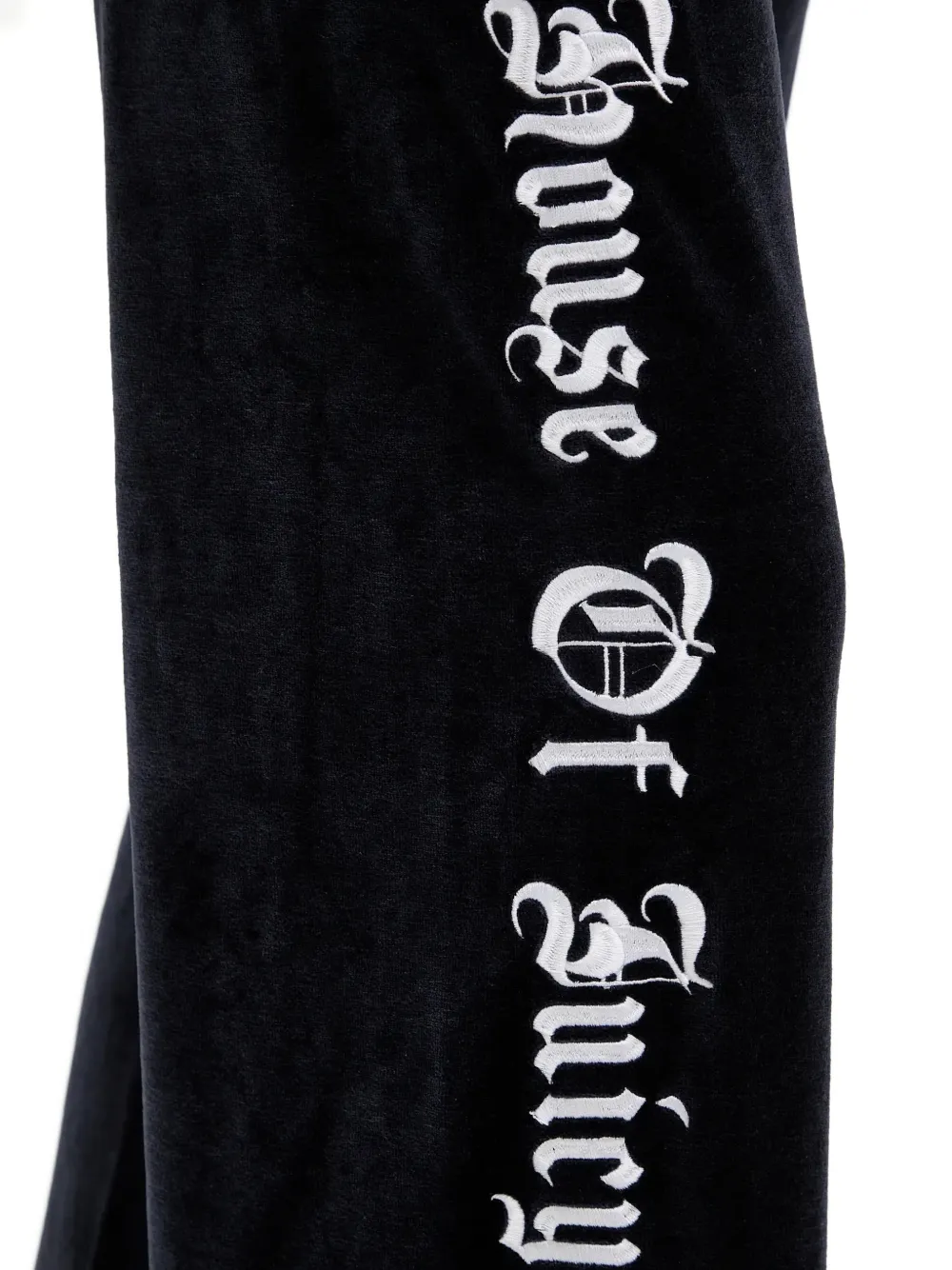 Juicy Couture Drawstring-fastening Embellished Track Pants In Black