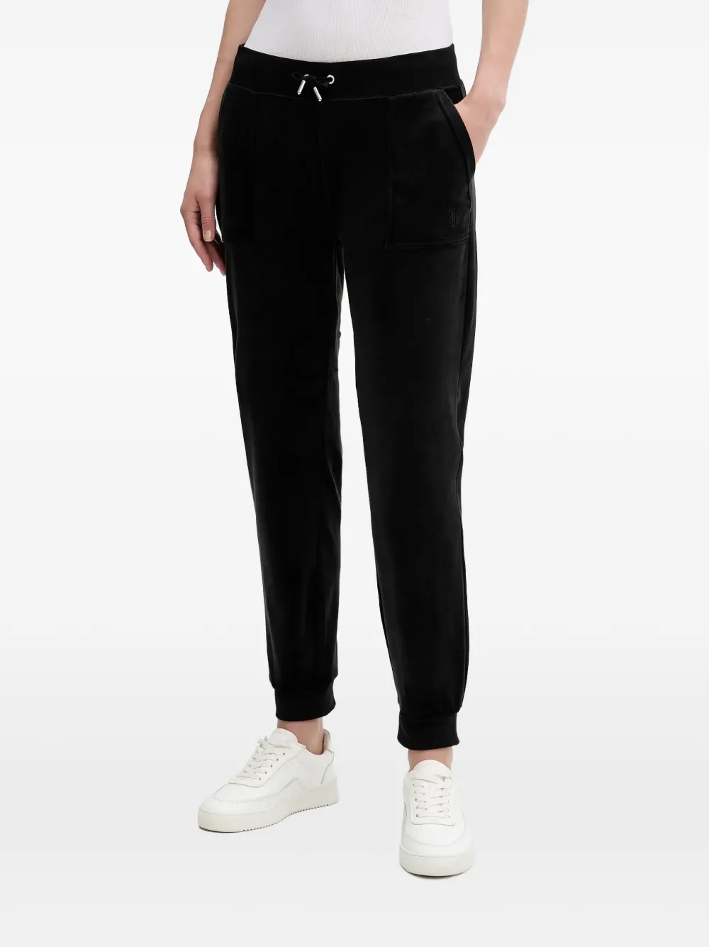 Juicy Couture pocket drawstring-fastening trousers - Nero
