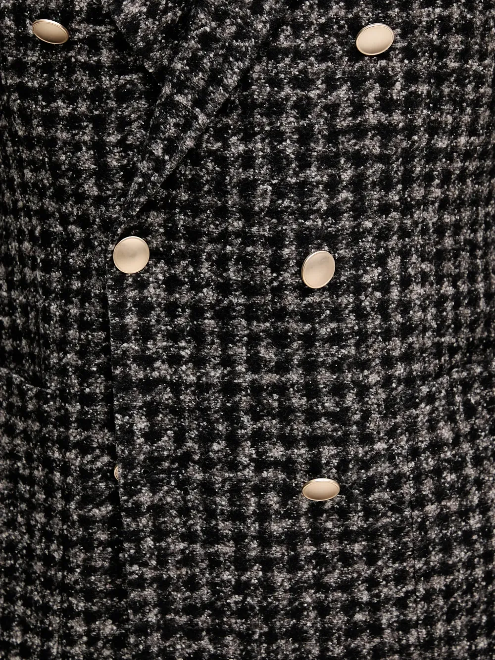 Heazy check-pattern double-breasted blazer