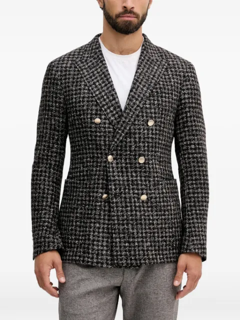 Joop! Heazy check-pattern double-breasted blazer