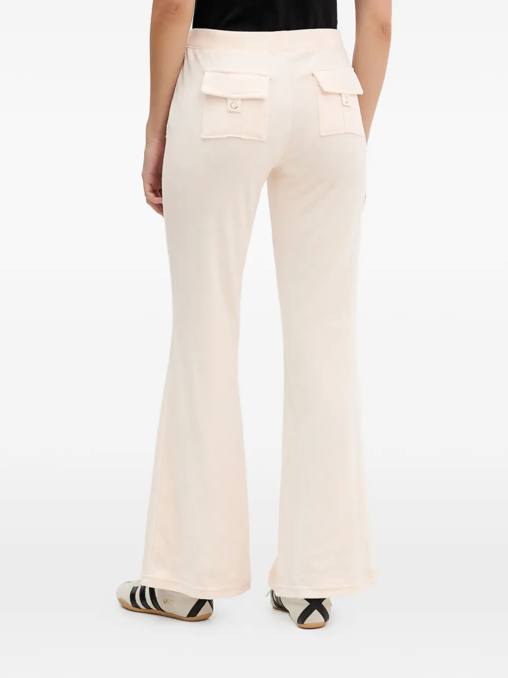 Juicy Couture Patch-pocket Track Pants In Neutral