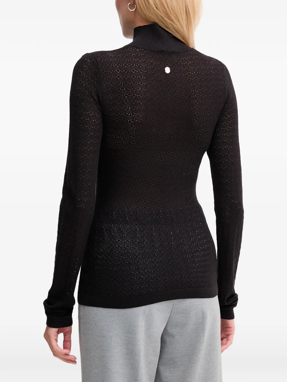  Joop! Kanni Turtleneck Long-sleeve Sweater - Black 