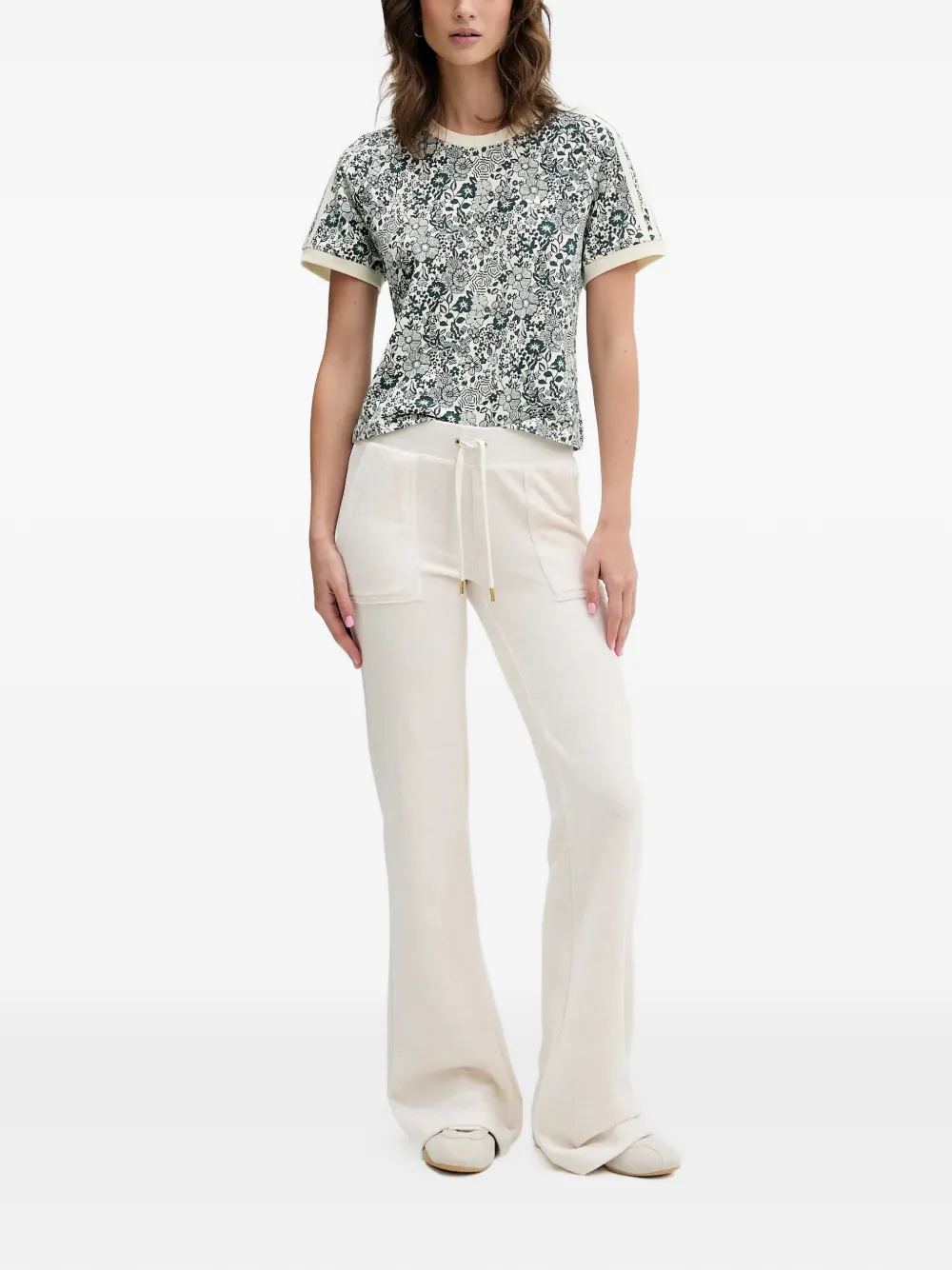 Juicy Couture drawstring-fastening pocket trousers - Beige