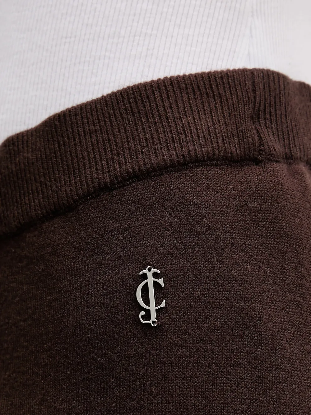 Juicy Couture Drawstring-fastening Logo-detail Track Pants In Brown