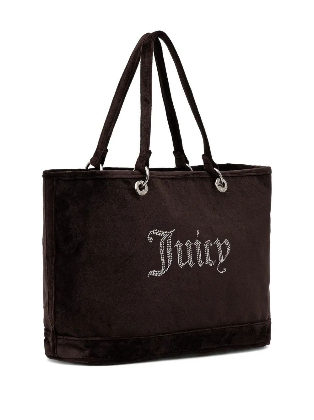 Juicy Couture rhinestone-logo tote bag - Bruin