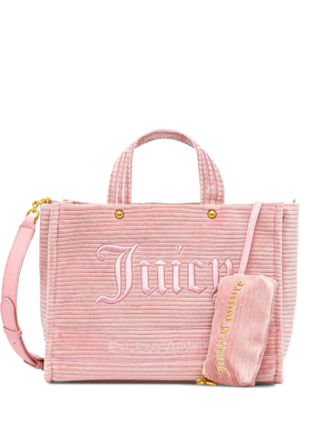 Juicy Couture tote de pana bordado