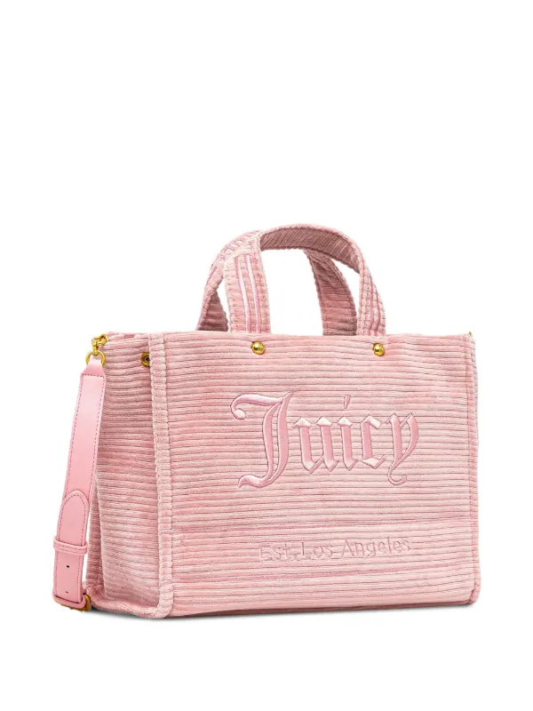 Juicy Couture Embroidered Corduroy Tote Bag | ピンク | FARFETCH JP