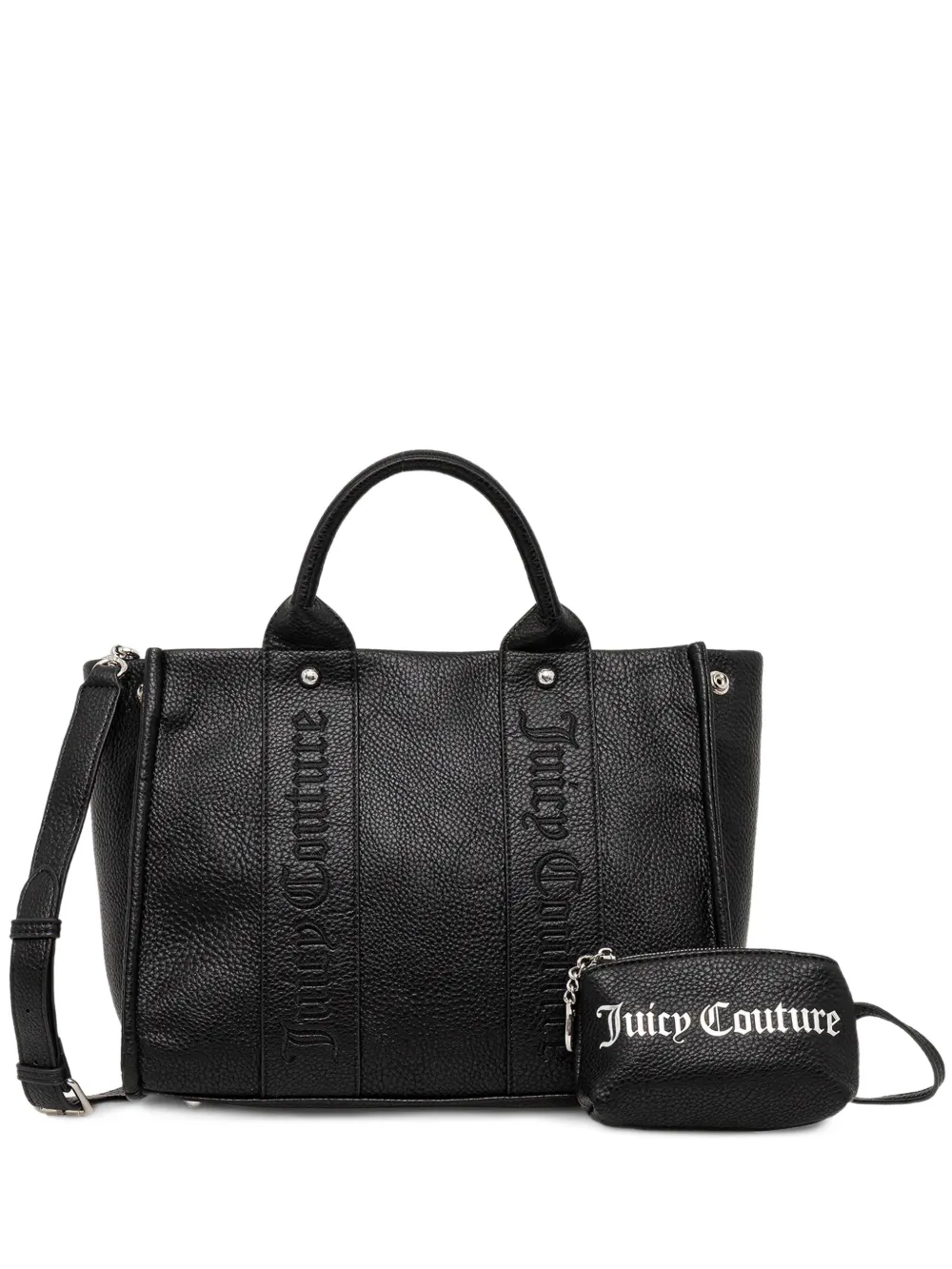 Juicy Couture embossed satchel tote bag - Black