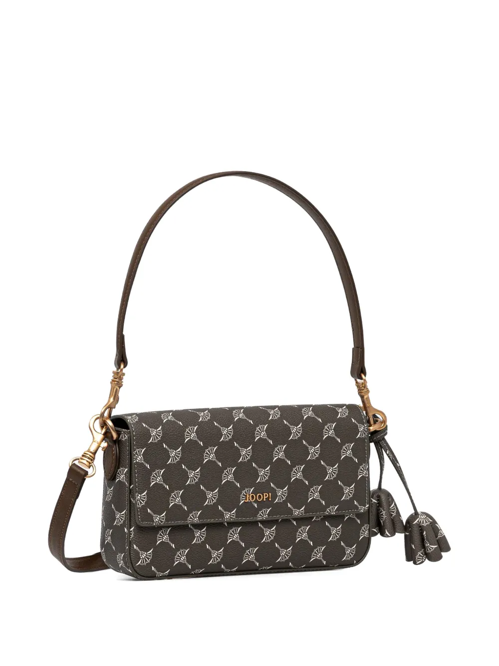 Joop! Nil logo-plaque cross body bag - Marrone