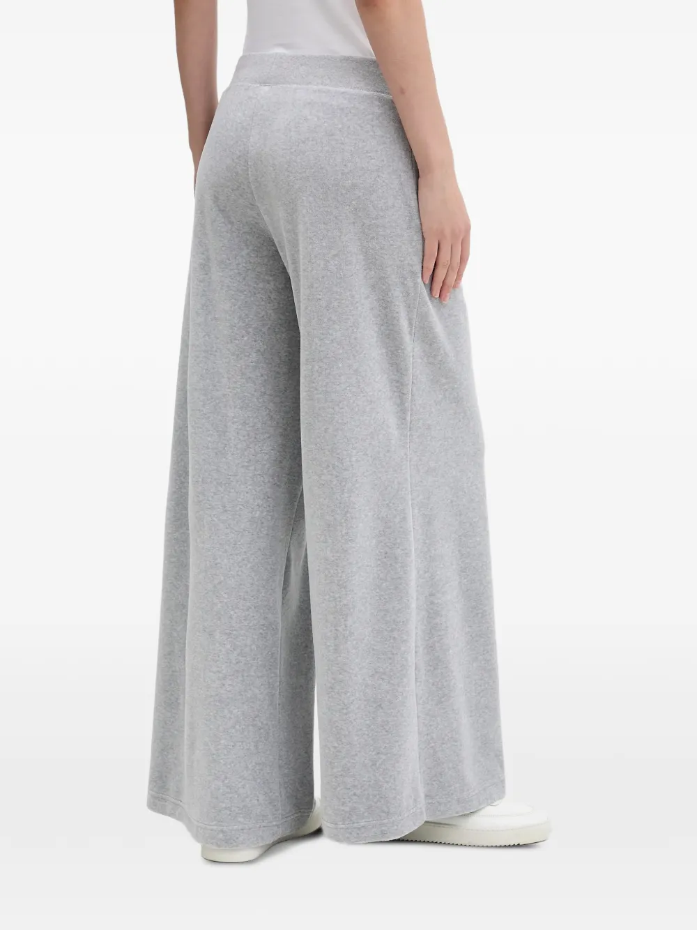 Juicy Couture Drawstring-fastening Pocket Track Pants In Gray