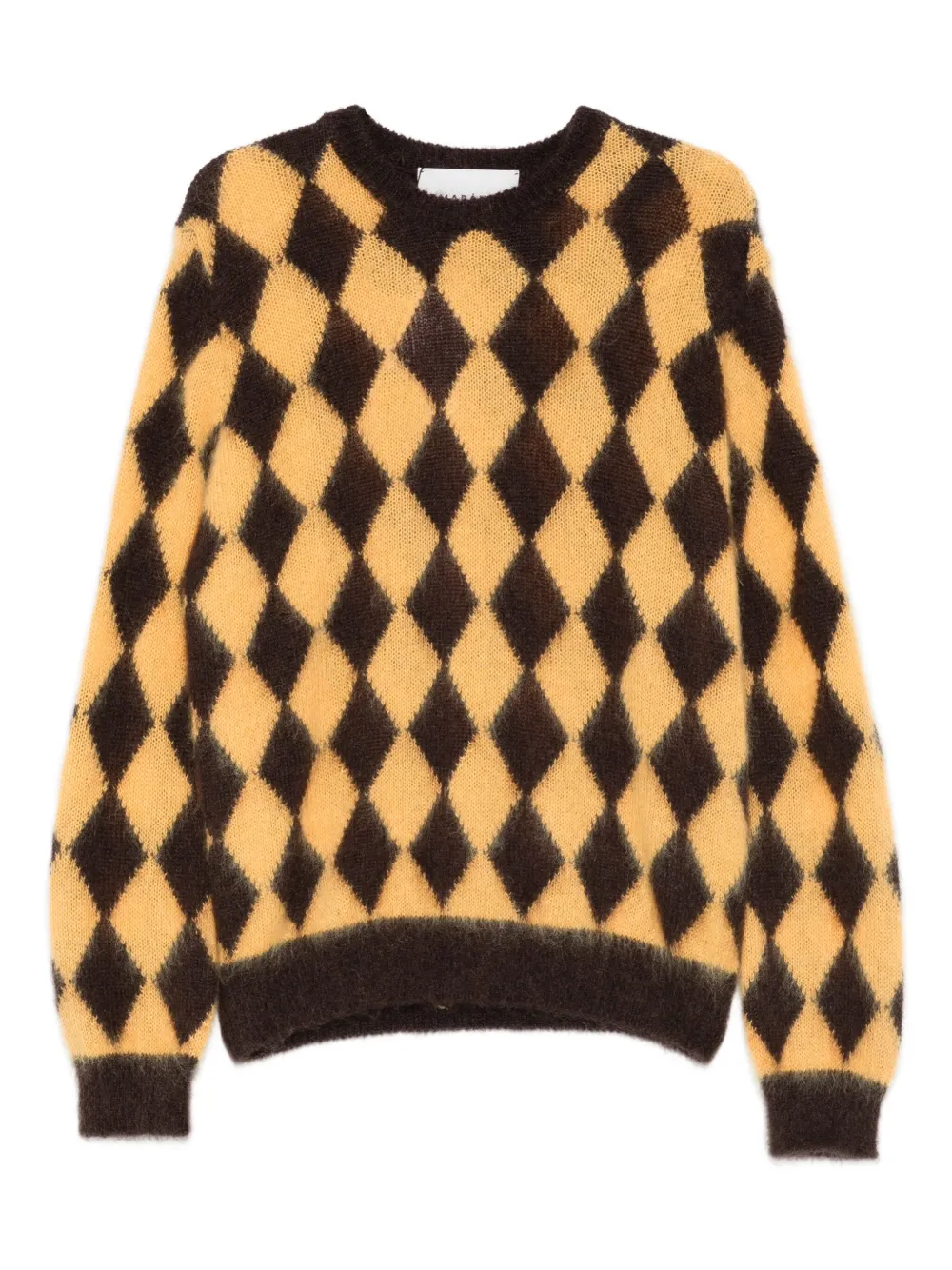 AMARÁNTO diamond-pattern sweater | Brown | Image 1