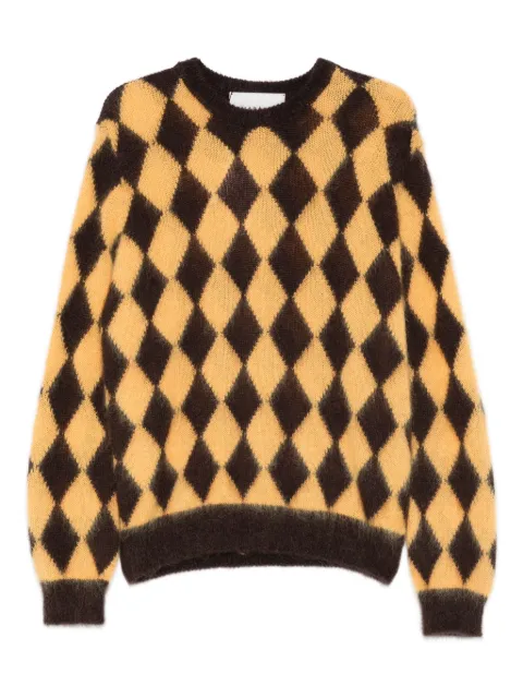AMARÁNTO diamond-pattern sweater