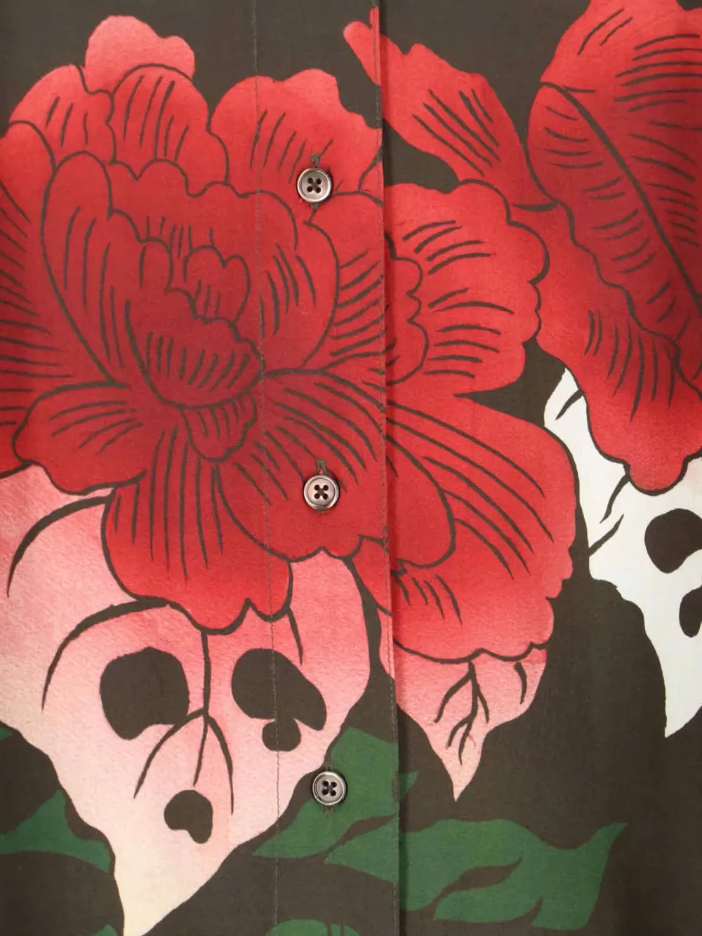 OUR LEGACY Dapper blouse met bloemenprint Bruin