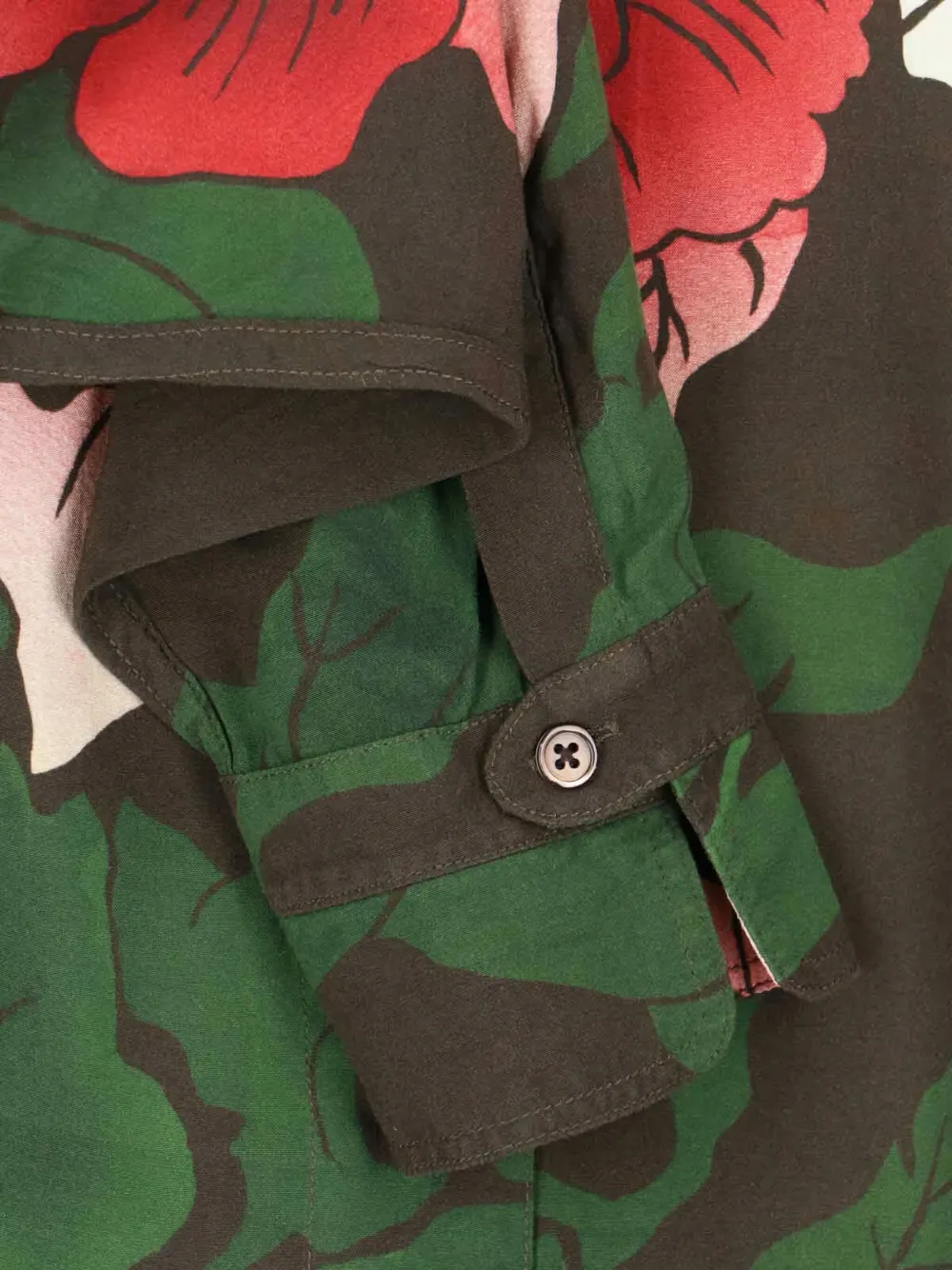 OUR LEGACY Dapper blouse met bloemenprint Bruin