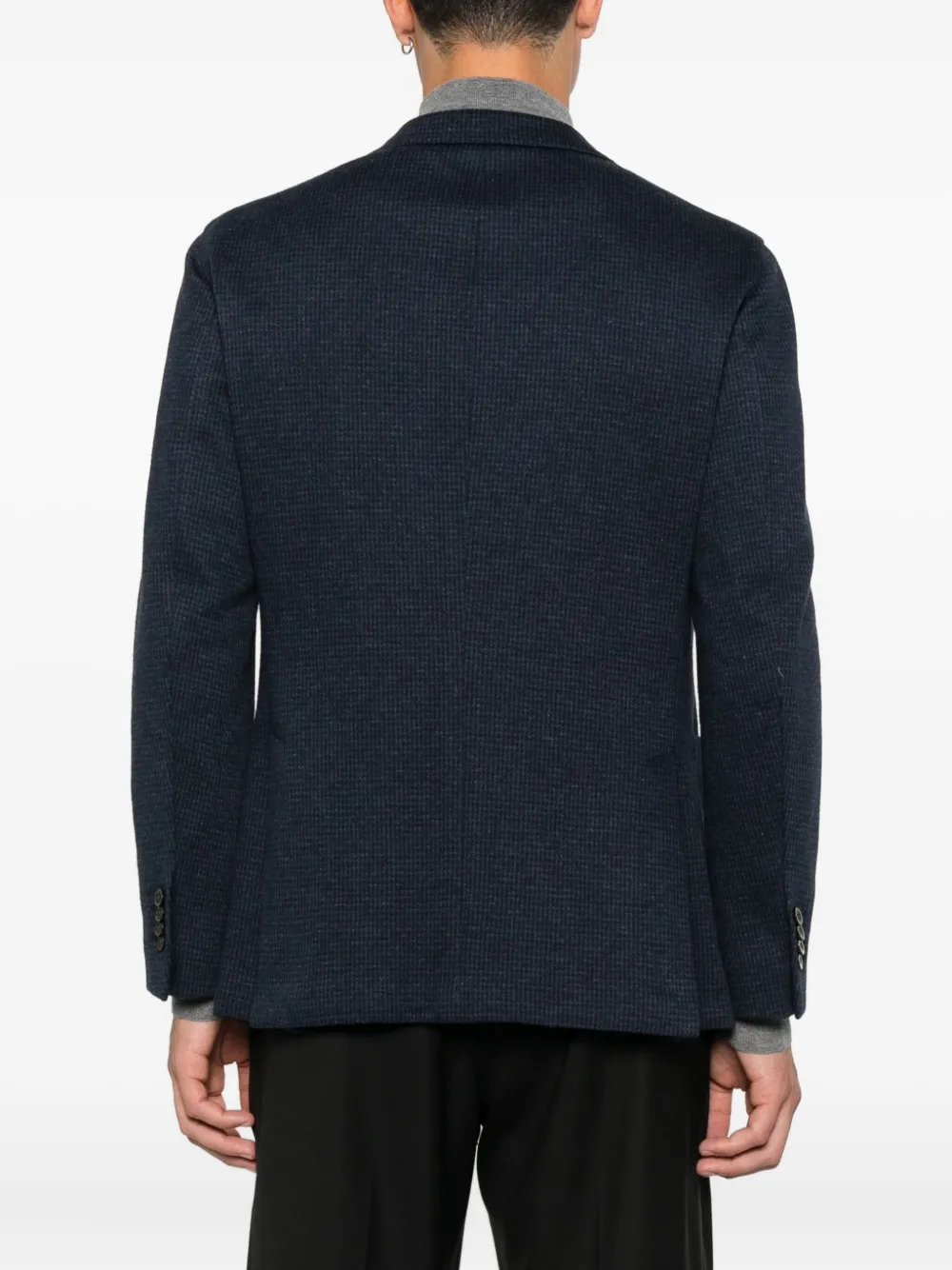 Boglioli Blazer met enkele rij knopen Blauw