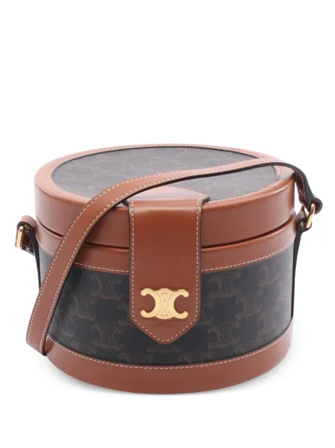 Celine Pre-Owned sac à bandoulière Tambour médium en toile enduite motif Trimphe (2018-2025)